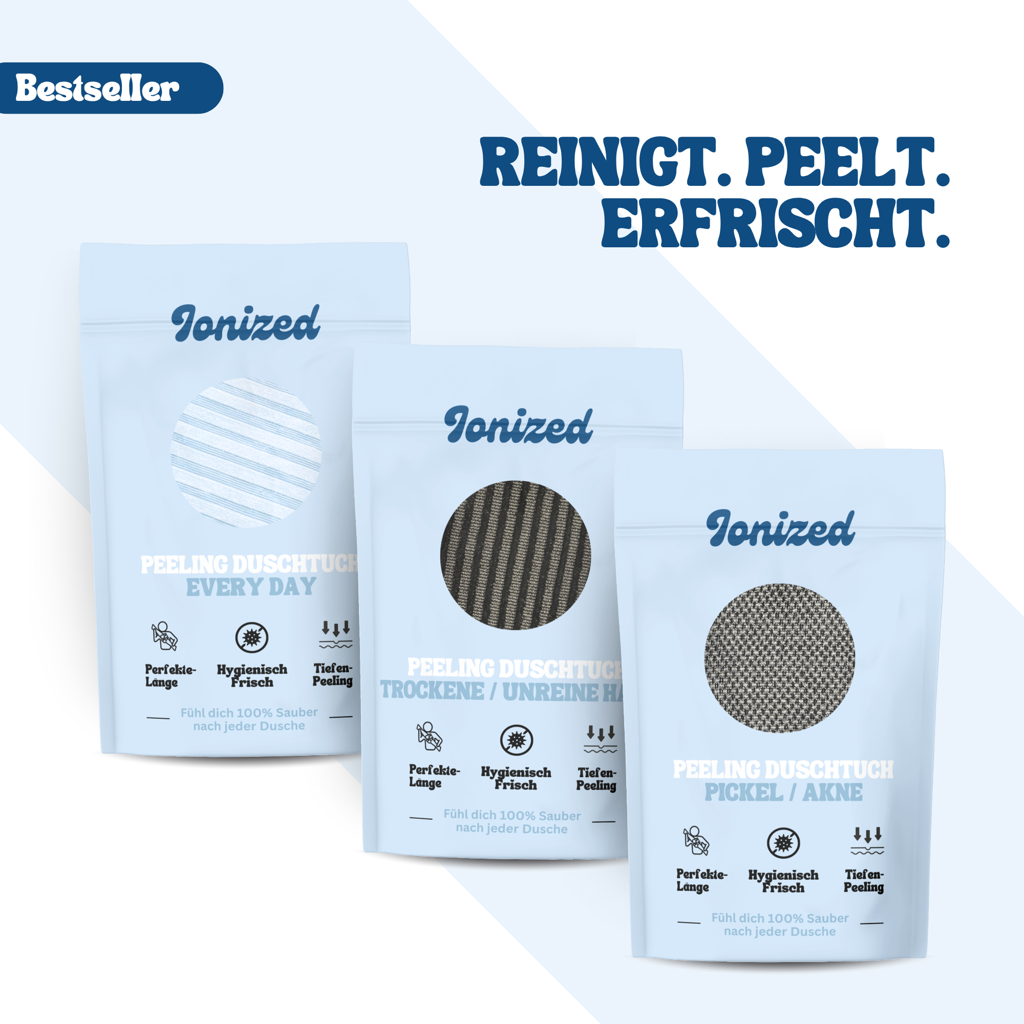 Ionized™ Peeling Duschtücher - Full Routine Listicle