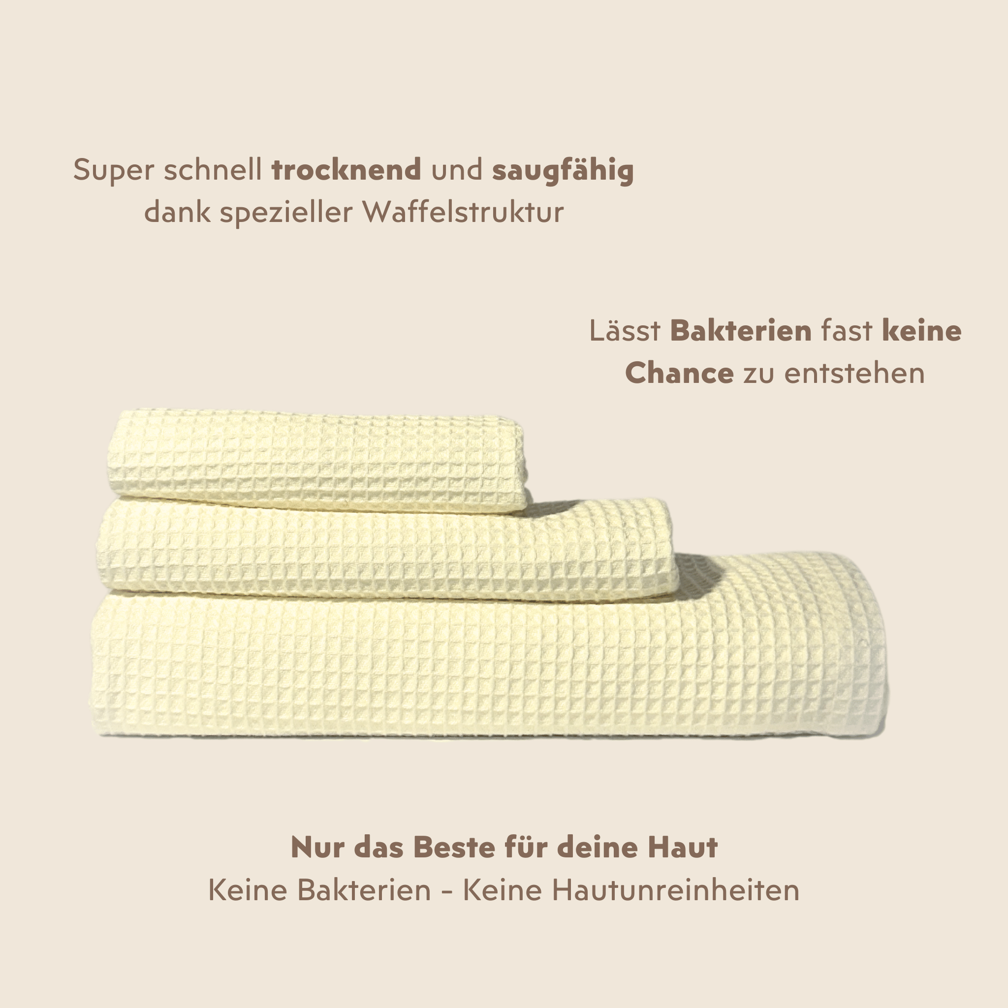 Ionized™ Fastdry Handtuch-Set Beige