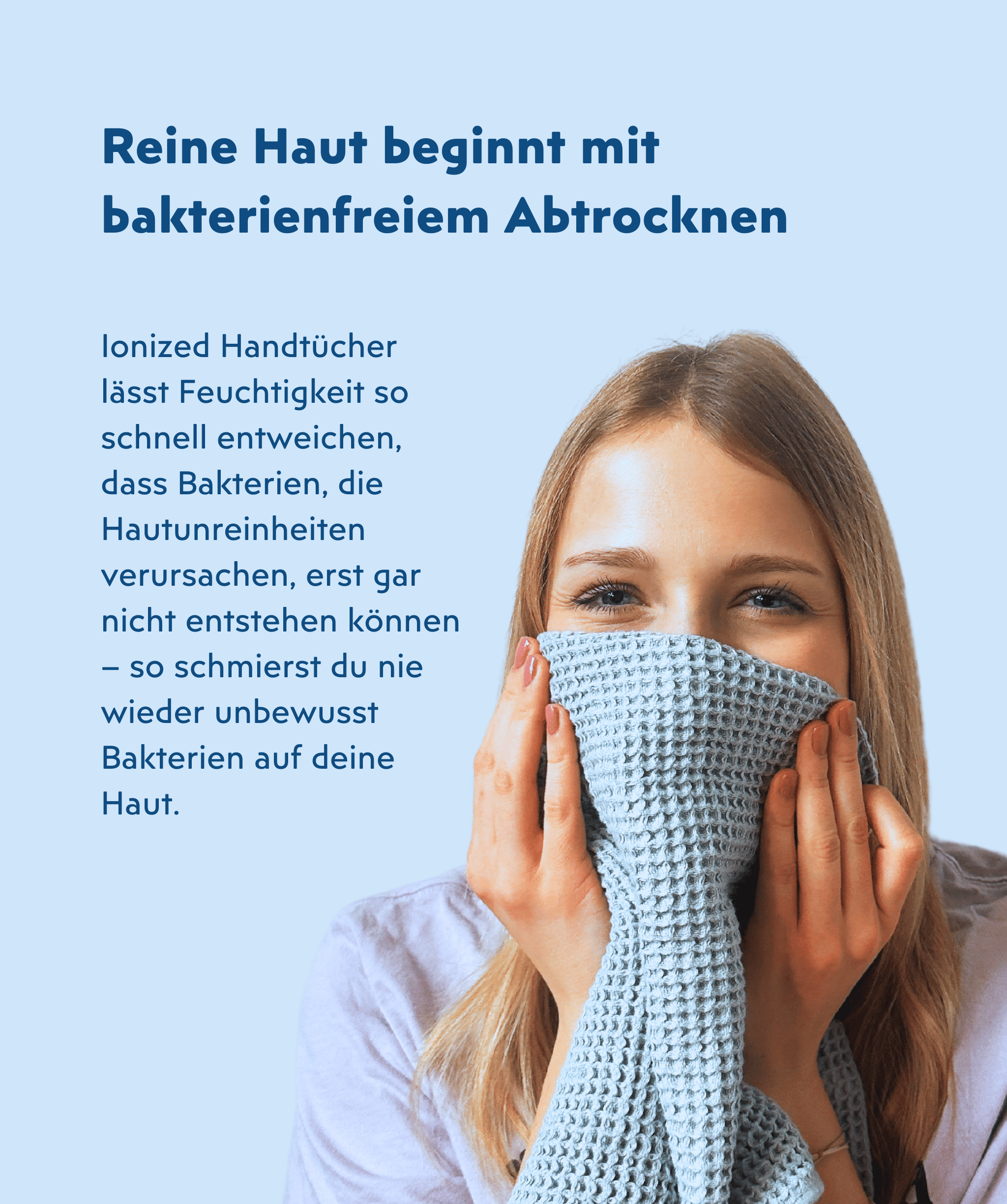 Ionized™ Fastdry Handtuch-Set Blau